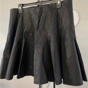 Black Faux Leather Skirt by Torrid - NWT, size 16